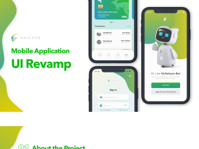 Halcyon Mobile App UIUX revamp