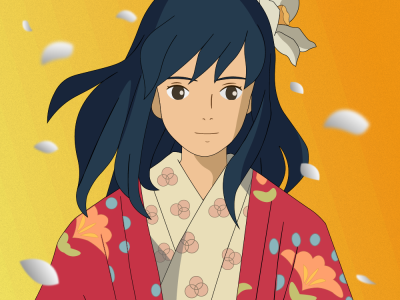 Nahoko Illustration (The Wind Rises) A Ghibli Film