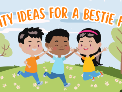 5 Activity Ideas for a Bestie Fun Day! Banner for Knowledge Channel