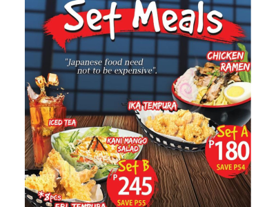 KAIZU Set Meals - Food Promotion Poster