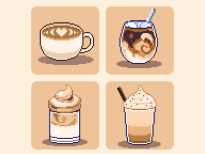 Pixel Art Coffees